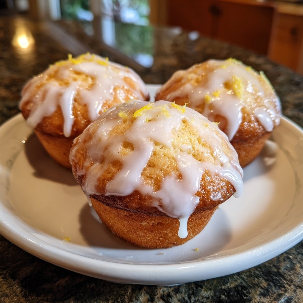 Limoncello Lemon Muffins