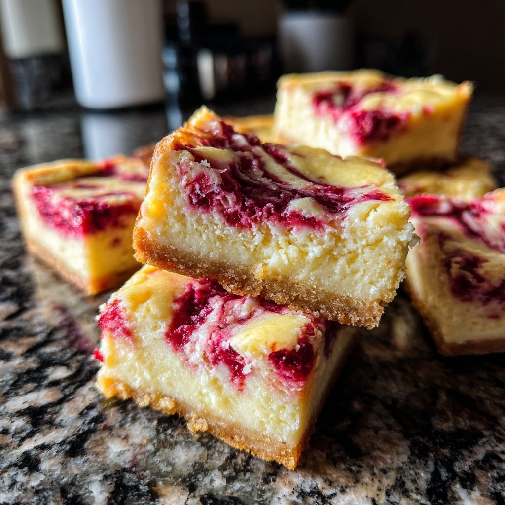 Raspberry Cheesecake Bars