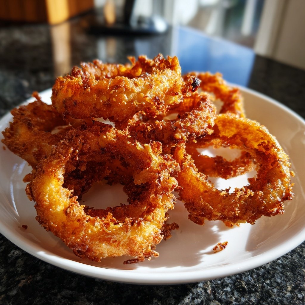 Super Bowl Crispy Onion Rings