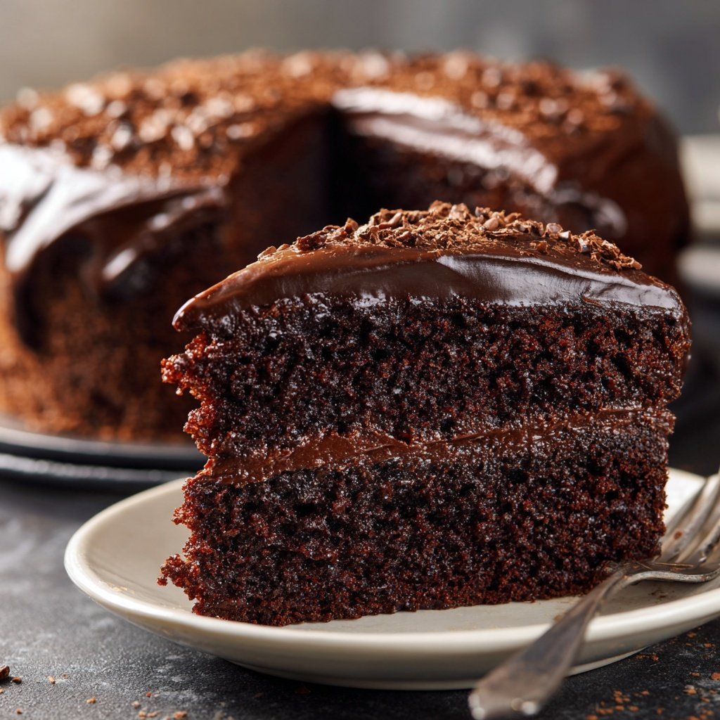 Chocolate Cake With Dark Cocoa