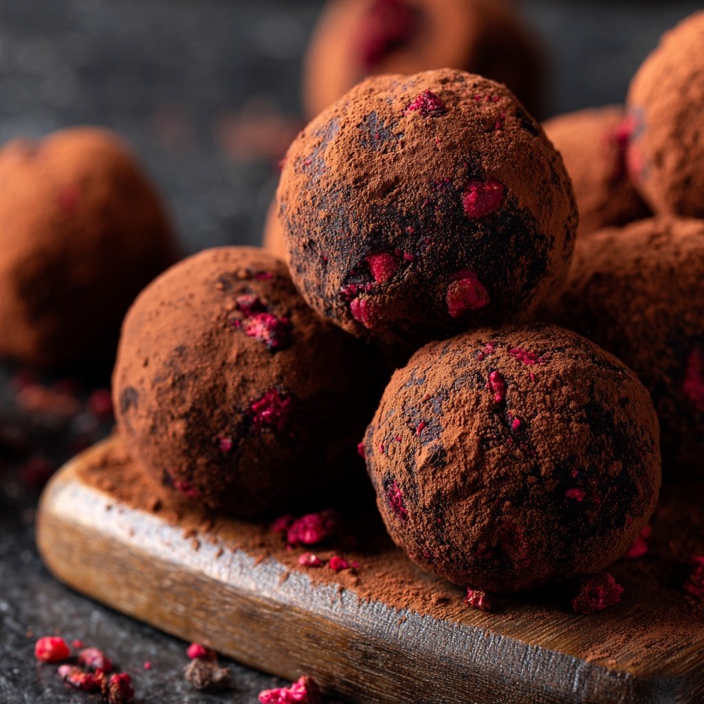 Chocolate Raspberry Truffles