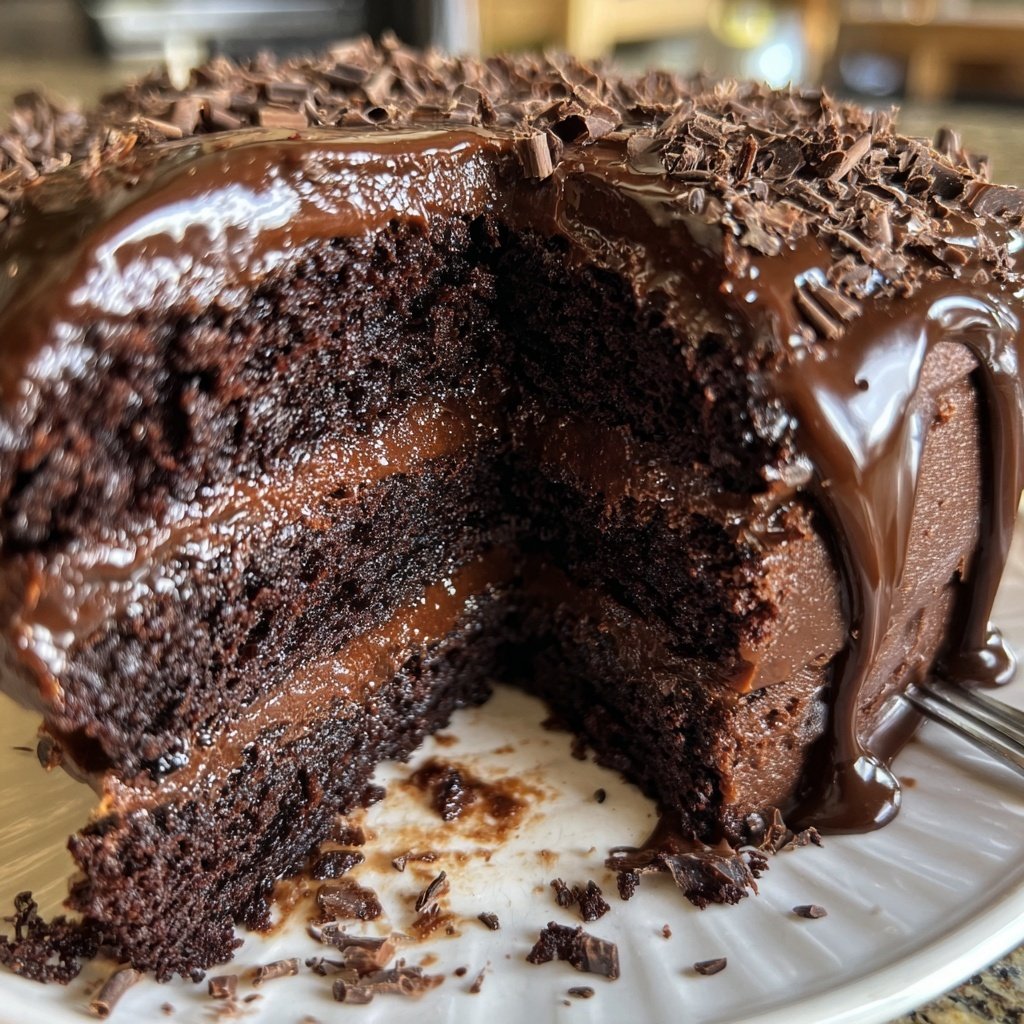 Chocolate Cake With Ganache
