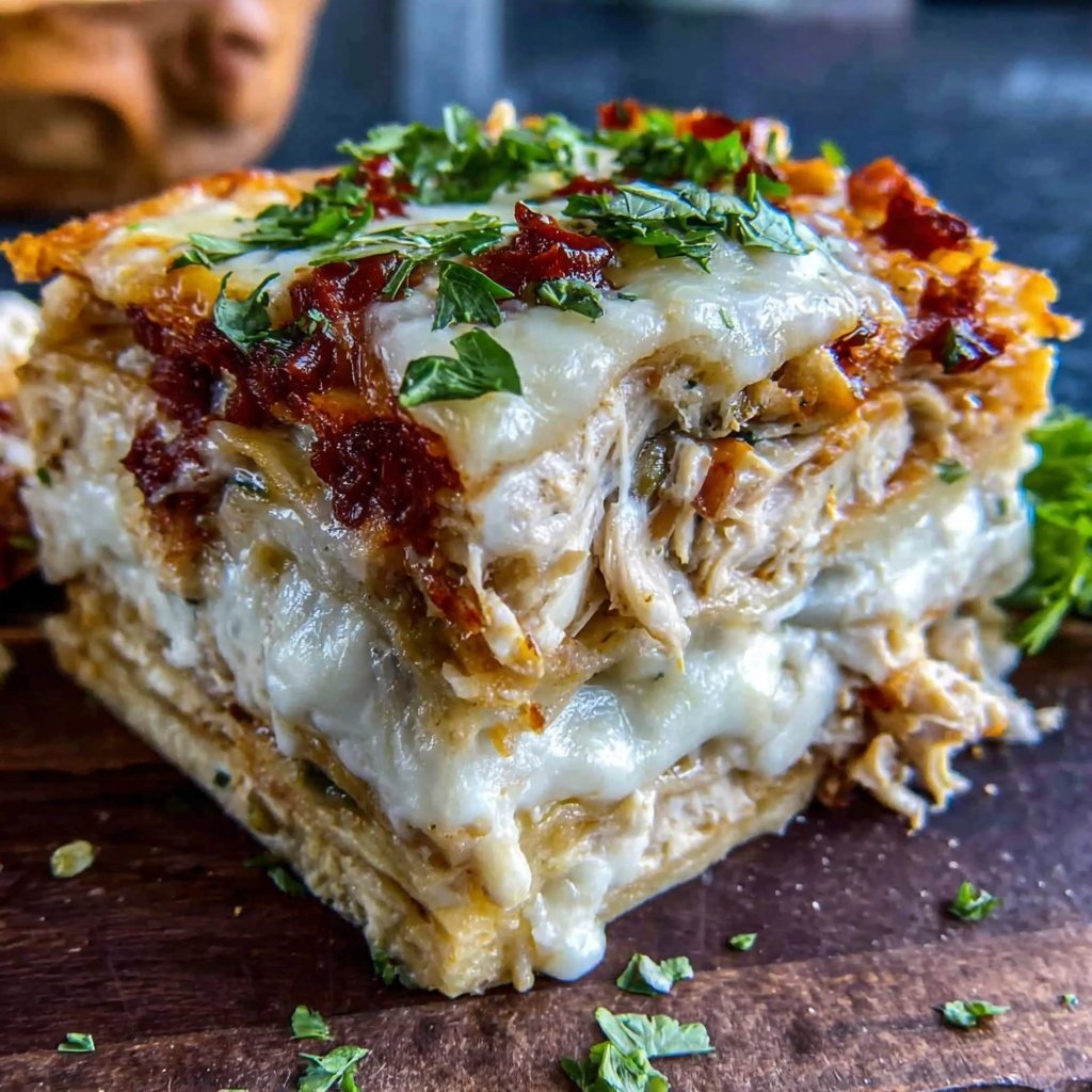 Shredded Chicken Enchilada Casserole