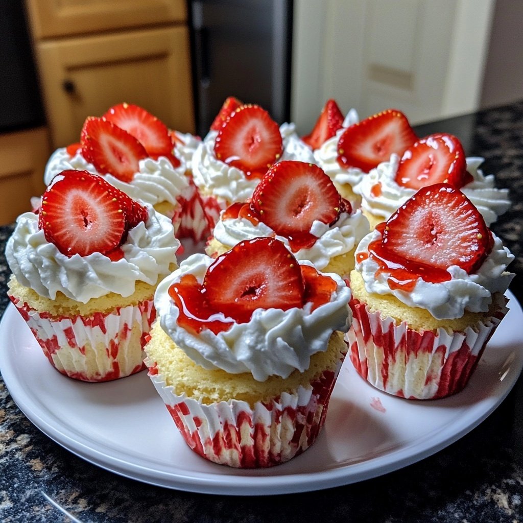 Valentines Treats Strawberry Cream Cups