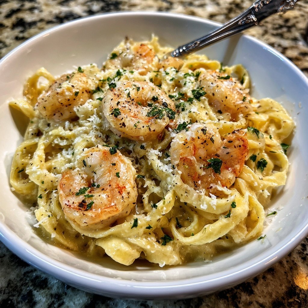 Shrimp Alfredo Pasta