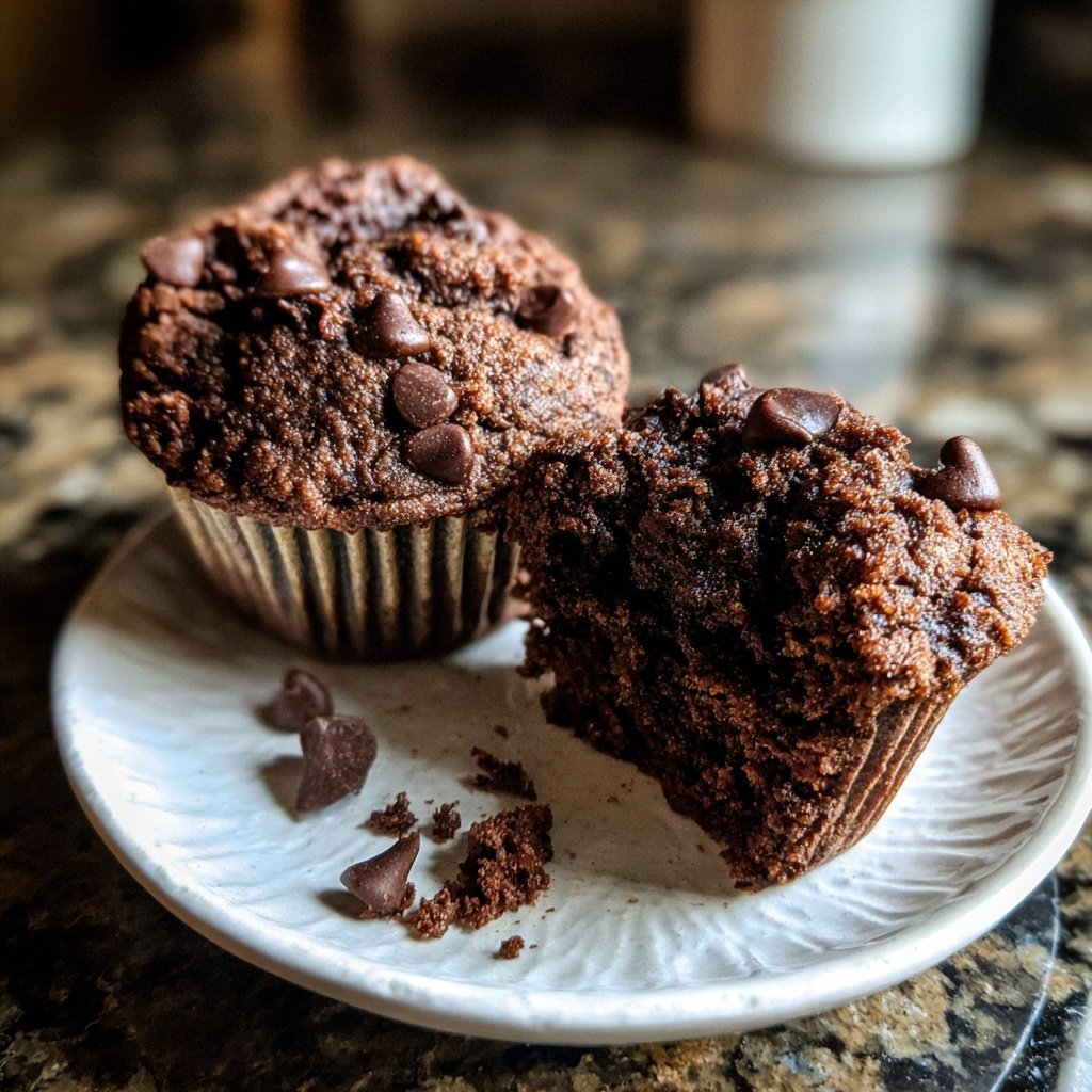 Chocolate Almond Flour Muffins