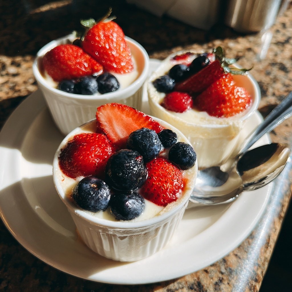Vanilla Berry Yogurt Breakfast Cups