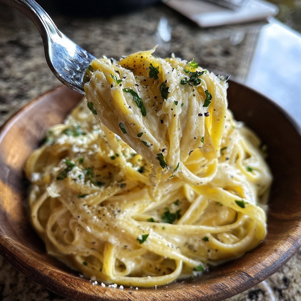 Romantic Lemon Cream Pasta