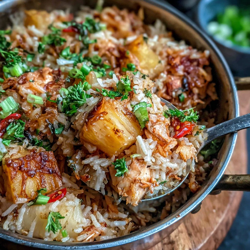 Pineapple Chicken And Rice One Pot